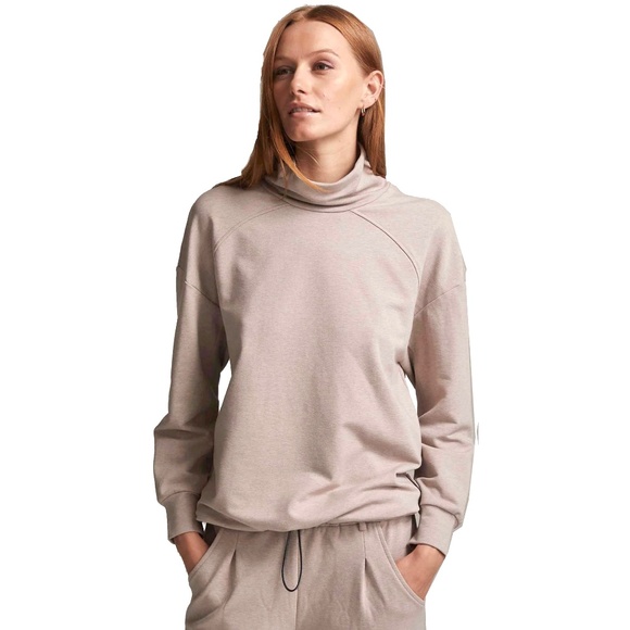 VARLEY Morrison Mock Neck Sweatshirt in Sphinx - XS - Picture 1 of 13